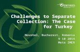 Challenges to Separate Collection :  The Case for Turkey