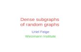 Dense subgraphs  of random graphs