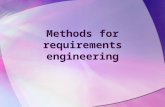 Methods for requirements engineering