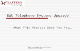 EWU Telephone Systems Upgrade