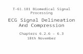 ECG Signal Delineation And Compression