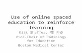 Use of online spaced education to reinforce learning