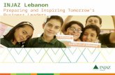 INJAZ Lebanon Preparing  and  Inspiring Tomorrow’s  Business  Leaders