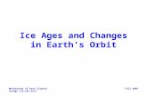Ice Ages and Changes in Earth’s Orbit