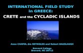 INTERNATIONAL FIELD STUDY  in GREECE: