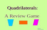 Quadrilaterals :  A Review Game