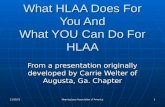What HLAA Does For You And What YOU Can Do For HLAA