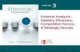 External Analysis: Industry Structure, Competitive Forces,    & Strategic Groups