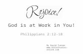 God is at Work in You!