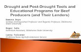 Drought and Post-Drought Tools and Educational Programs for Beef Producers (and Their Lenders)