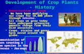 Development of Crop Plants - History
