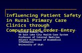 Influencing Patient Safety in Rural Primary Care Clinics through Computerized Order Entry