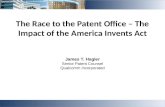 The Race to the Patent Office – The Impact of the America Invents Act