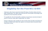 Eligibility for the Post-9/11 GI Bill