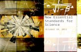 New Essential Standards for Science