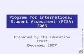Program for International  Student Assessment (PISA)  2006
