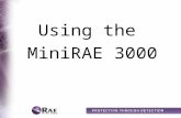 Using the  MiniRAE 3000