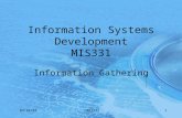 Information Systems Development MIS331