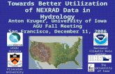 Towards Better Utilization of NEXRAD Data in Hydrology