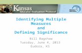 Identifying Multiple Measures and Defining Significance