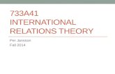 733A41 International relations  theory