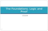 The Foundations: Logic and Proof