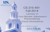 CS 215-401  Fall 2014