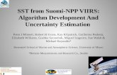 SST from  Suomi -NPP VIIRS: Algorithm Development And Uncertainty Estimation