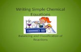 Writing Simple Chemical Equations