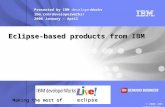 Eclipse-based products from IBM