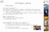 LHC Emergency Lighting  jm  FORAY EN/EL/BT Initial project :