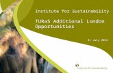 Institute for Sustainability TURaS  Additional London Opportunities