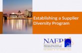 Establishing a Supplier Diversity Program