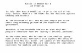 Russia in World War I an  Overview