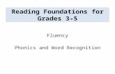 Reading Foundations for Grades 3-5
