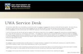 UWA  Service  Desk