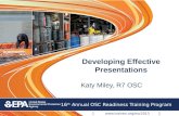 Developing Effective Presentations