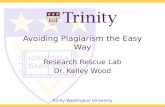 Avoiding Plagiarism the Easy Way