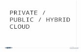 Private / public / hybrid cloud
