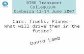 Cars, Trucks, Planes: What will drive them in the future?