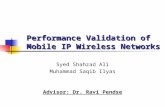 Performance Validation of Mobile IP Wireless Networks