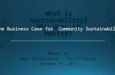 What is sustainability? Why  d oes it matter?