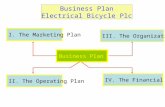 Business Plan Electrical Bicycle Plc