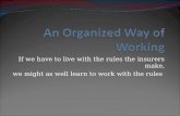An Organized Way of Working