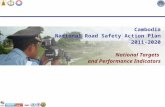 Cambodia National Road Safety Action Plan 2011-2020 National Targets  and Performance Indicators