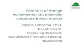 Potential of foreign investments into domestic corporate bonds market