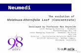 The evolution of  Melaleuca Alternifolia  Leaf (Concentrate)
