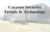 Current Security Trends & Technology