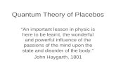Quantum Theory of Placebos