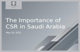 The Importance of CSR in Saudi Arabia